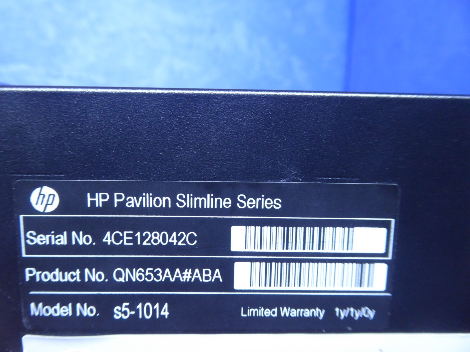 HP PAVILION SLIMLINE s5-1014 PENTIUM DC E5800 3.2GHz 8GB 500GB WINDOWS 10 HOME