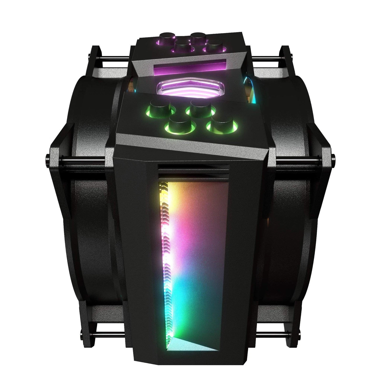 MasterAir MA410M ARGB CPU Air Cooler, Customizable ARGB, Aluminum Fins, Push-…