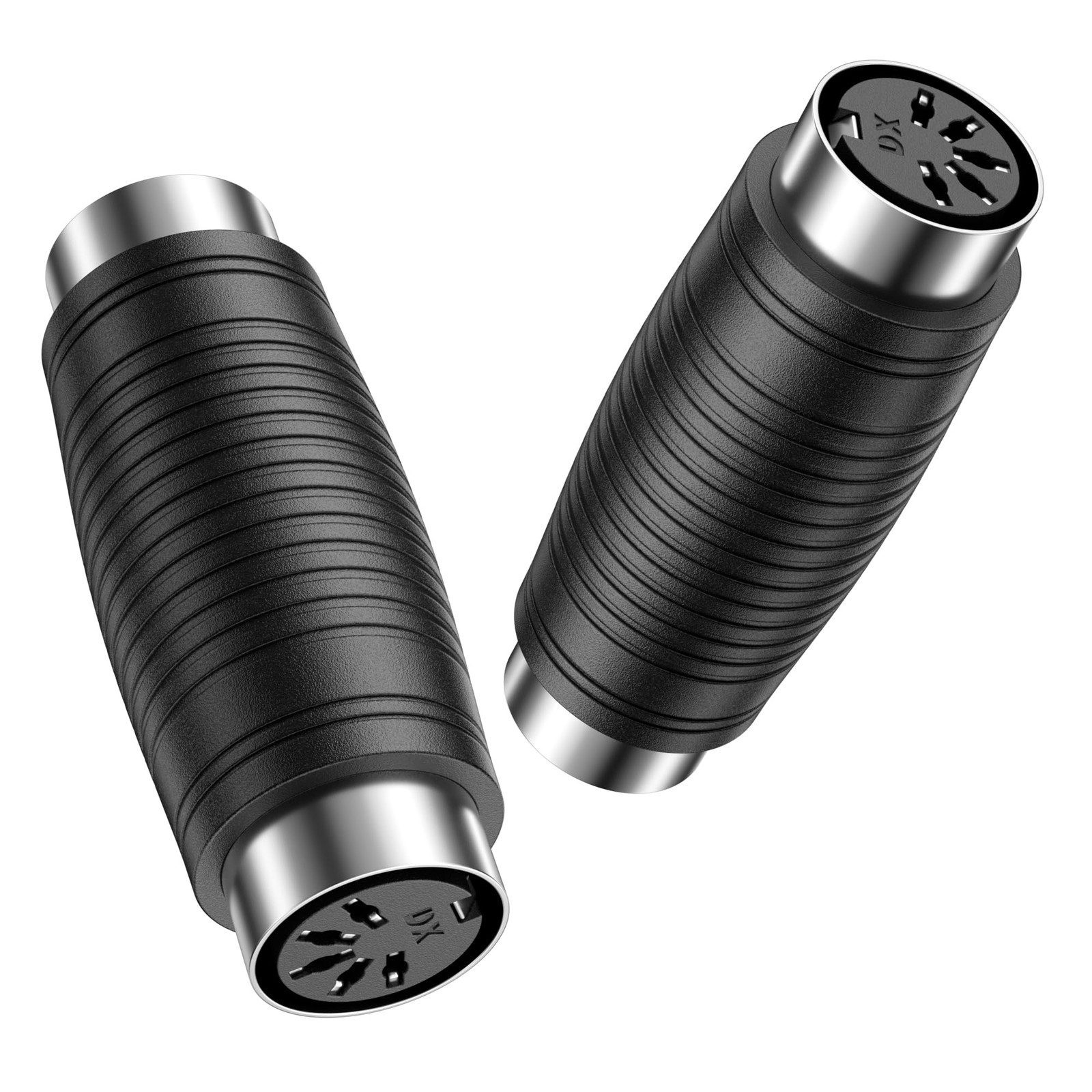 2 Pack 5 Pin DIN MIDI Coupler Gender Changer Audio Connector Adapter Joint