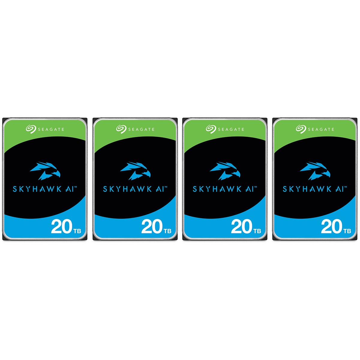 Seagate Skyhawk AI 20TB Video Internal Hard Drive HDD 3.5 Inch SATA 6Gb/s 512MB