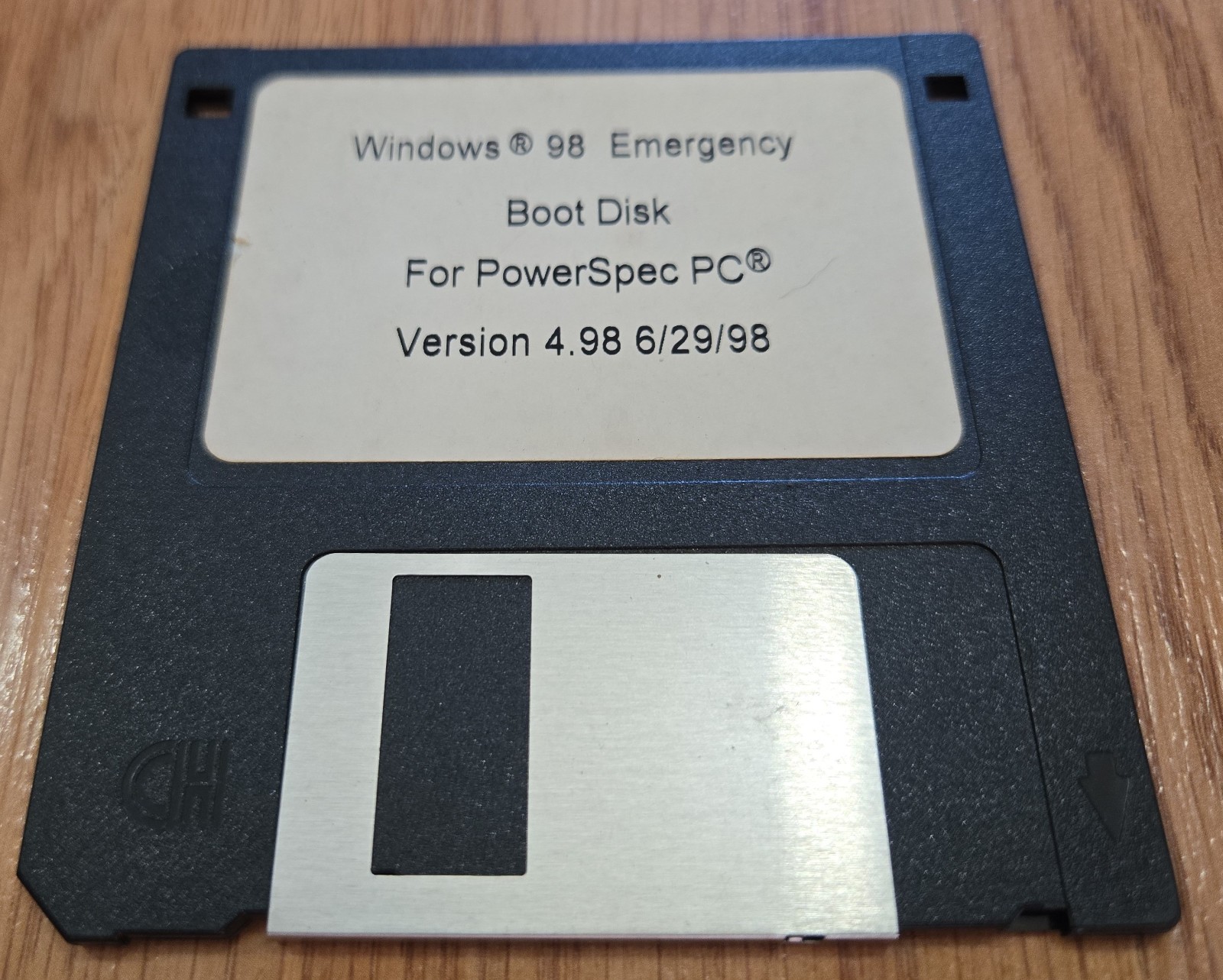Windows 98 Emergency Boot Disk 3.5 Inch Floppy VTG Software Program Install 4.98