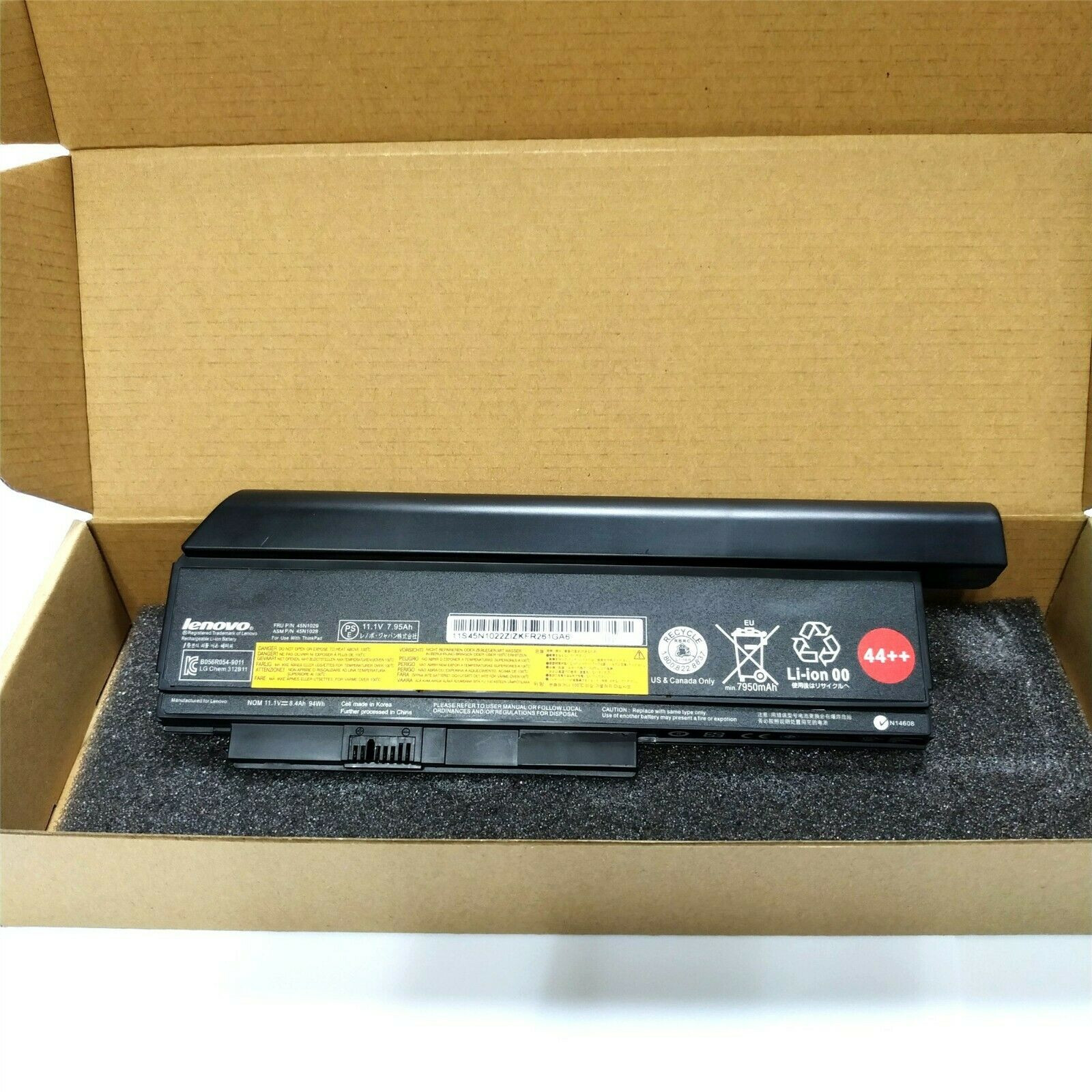Genuine OEM 44++ X230 X220 Battery For Lenovo ThinkPad X230i X220i 94Wh 9 Cell