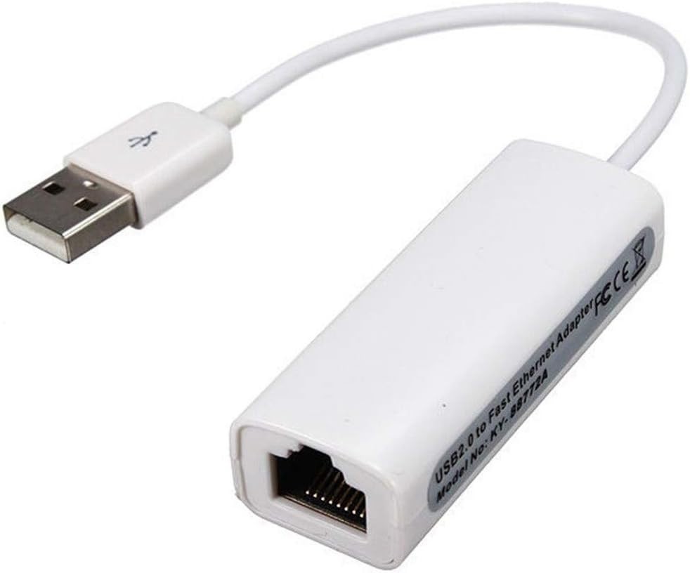 USB 2.0 to RJ45 Ethernet Adapter – Fast 10/100Mbps Connection, Compact Design