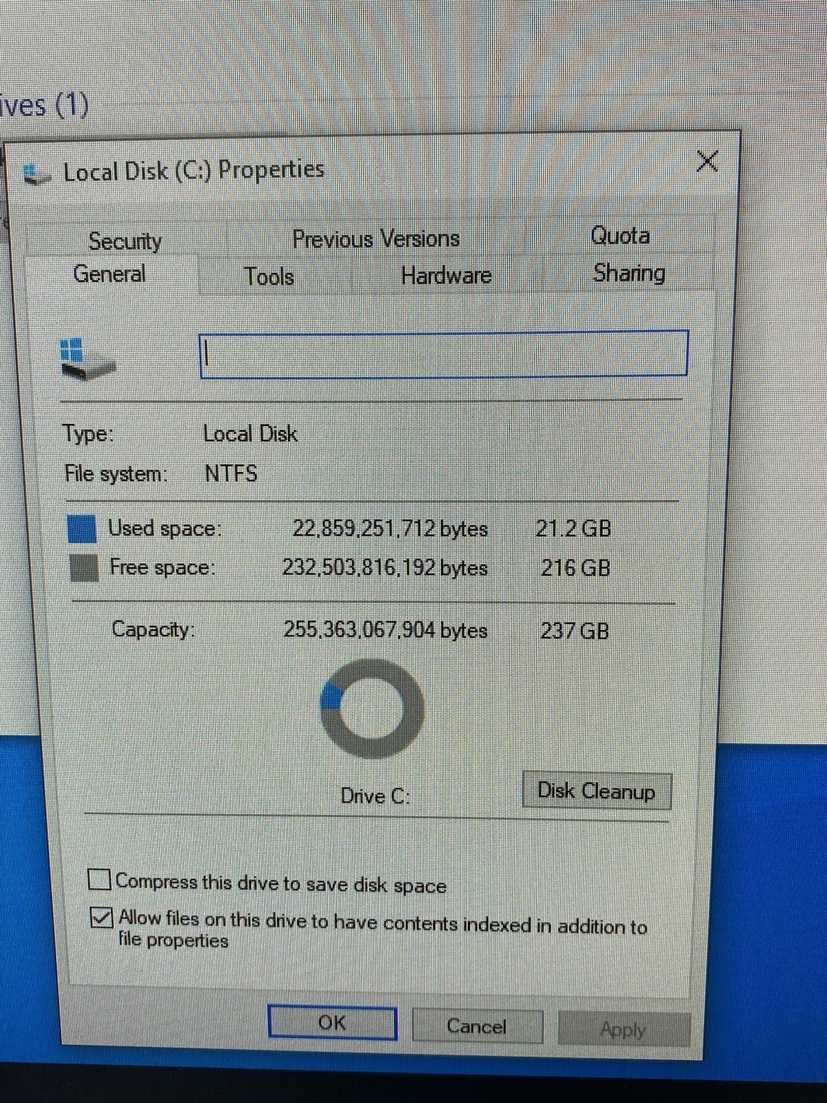 Lenovo ThinkCentre M910q i5-7500T 2.70GHz 8GB RAM 256GB NVMe SSD W10