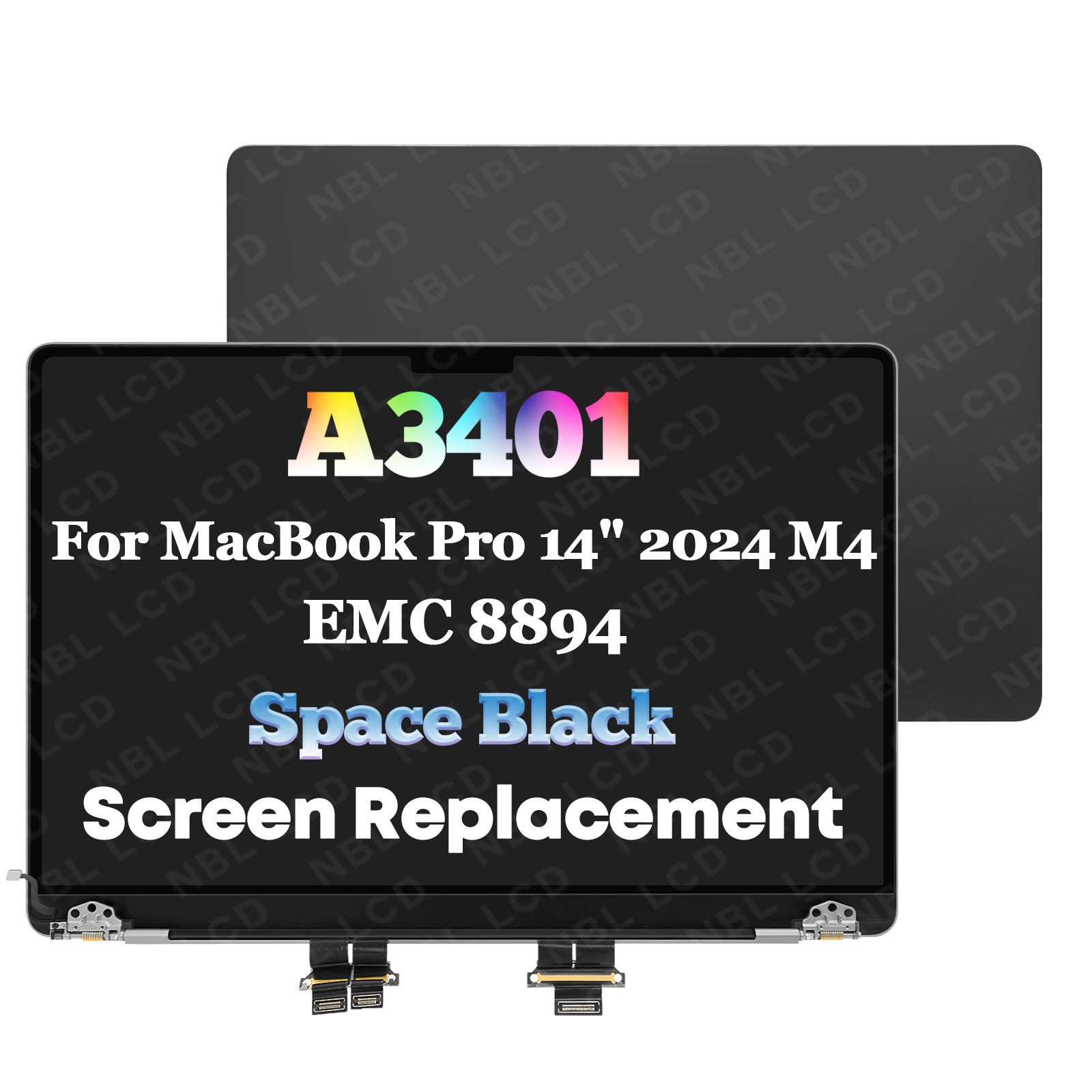 LCD Display Screen Replacement Assembly For MacBook Pro A3401 M4 2024 EMC 8894