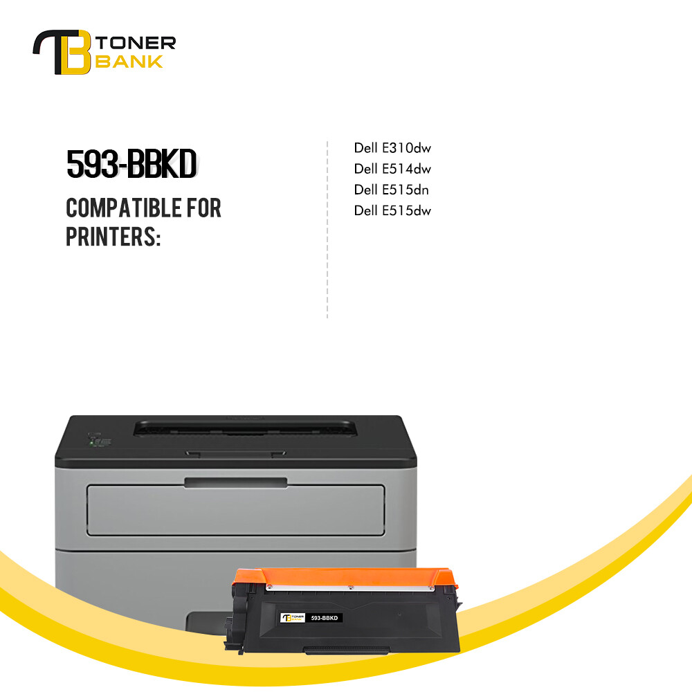 E310 High Yield Toner Compatible For Dell E310DW E515DN E515DW E514DW 593-BBKD