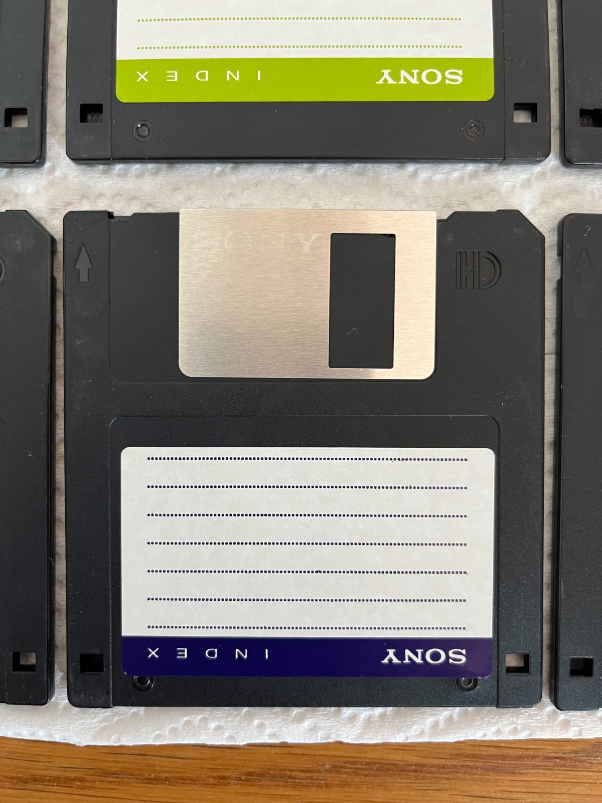 Lot of 6 Vintage Sony Blank (Never Used) Floppy Disks 3.5″