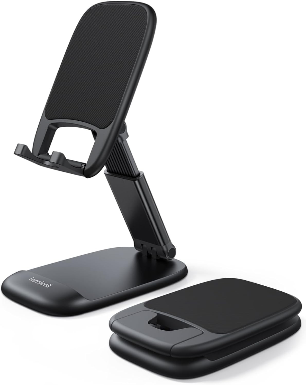 Lamicall Cell Phone Stand for Desk – [Height Adjustable] Foldable Mobile Phone H