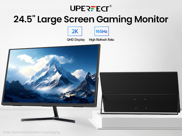 2025 24.5″ Portable Monitor 165Hz Screen PC Monitor 2560*1440 Screen HDMI HDR US
