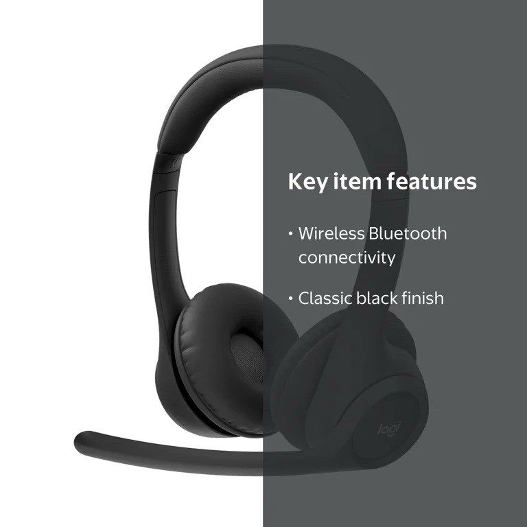 Logitech Zone 300 Wireless Bluetooth Headset PC , Mac, Chrome, Linux, iOS Black