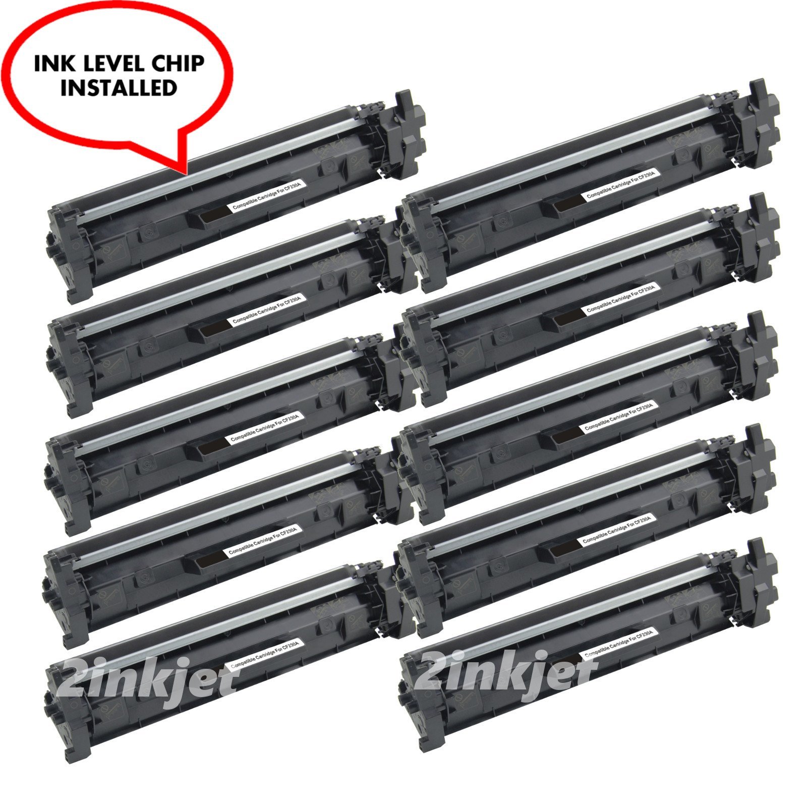 10 PK CF230A 30A Toner Cartridge For HP Laserjet M203dw M203dn M227fdn M227fdw