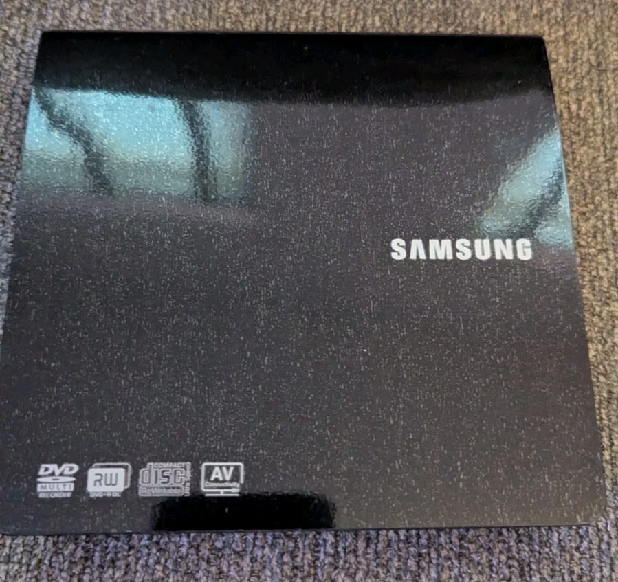 Samsung SE-208 USB Portable External DVD±RW CD/DVD Drive 8x Black PC/Mac
