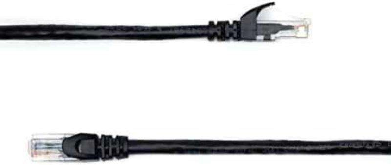 Amazon Basics RJ45 Cat 6 Ethernet Patch Internet Network Cable, 15 Foot, Black
