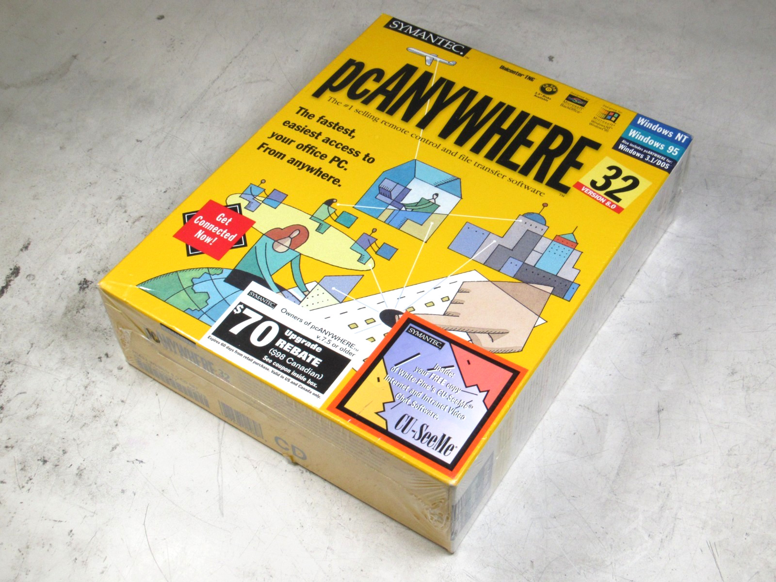 Symantec Windows PCAnywhere 32 Version 8 CD – SEALED