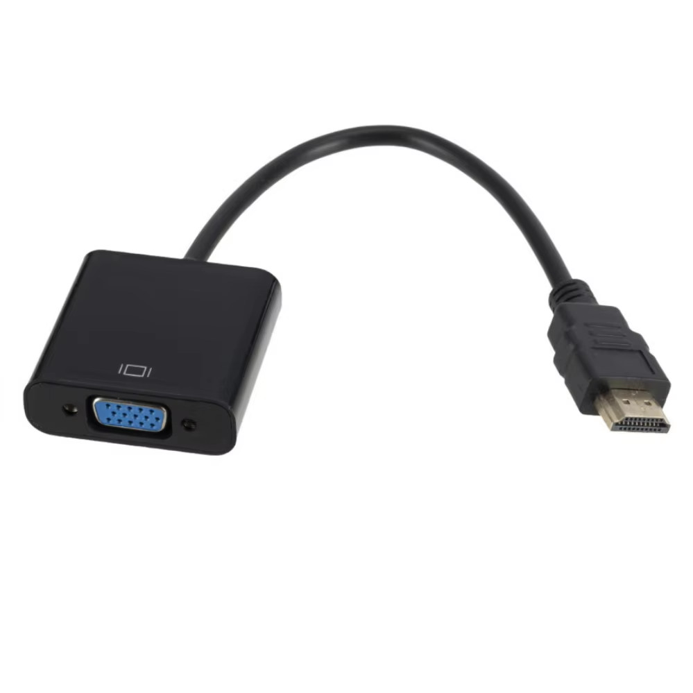 1080P HDMI Male to VGA Female Video Cable Cord Converter Adapter For PC Monitor