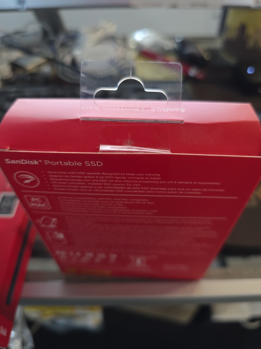 Sandisk 480 GB Portable SSD External Drive – 520MB/s / 500MB/s
