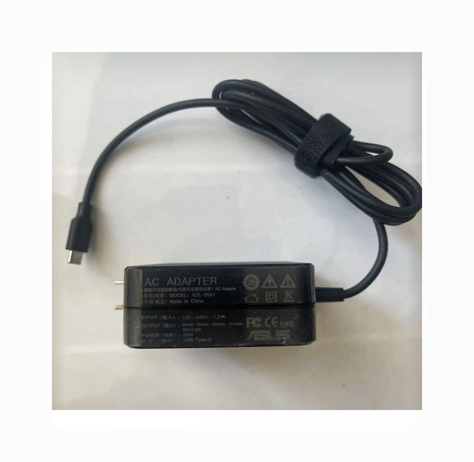 Genuine 65W Type-C USB-C ASUS AC Adapter Charger ZenBook Chromebook Transformer