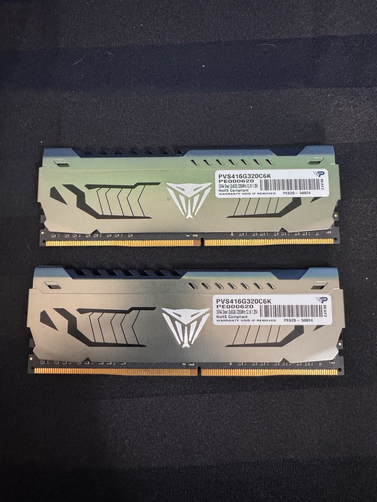 Patriot Viper Steel DDR4 16GB (2 x 8GB) 3200MHz Memory Kit – PVS416G320C6K