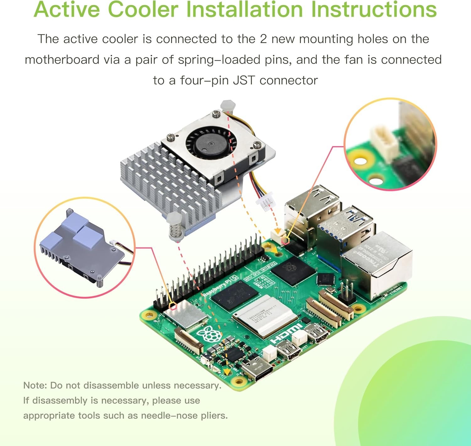 Basic Kit for Raspberry Pi 5 RAM 4GB with Pi 5 Case and Active Cooler