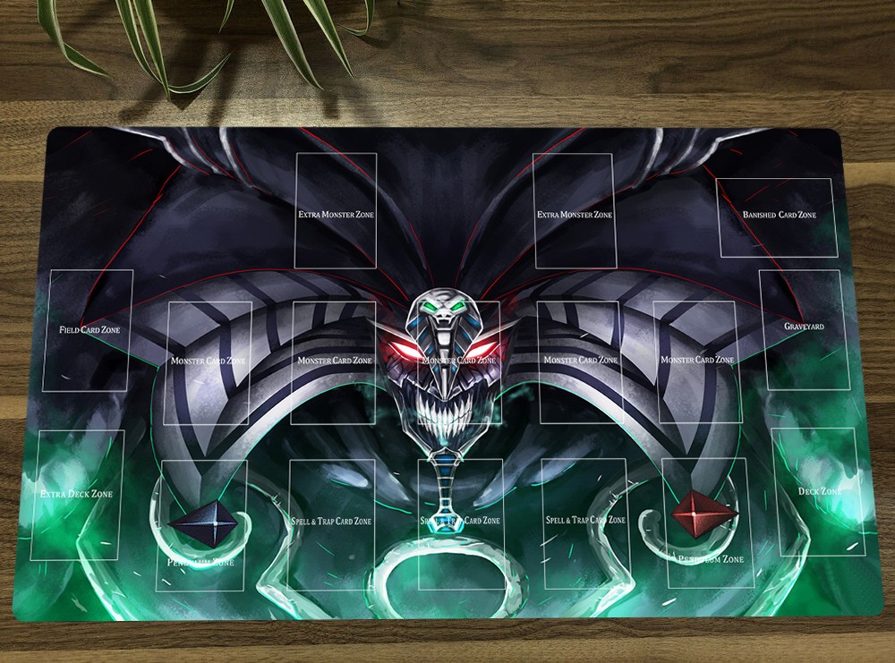 YuGiOh Playmat Exodia,The Destroyer TCG CCG Mouse Pad Trading Card Game Mat