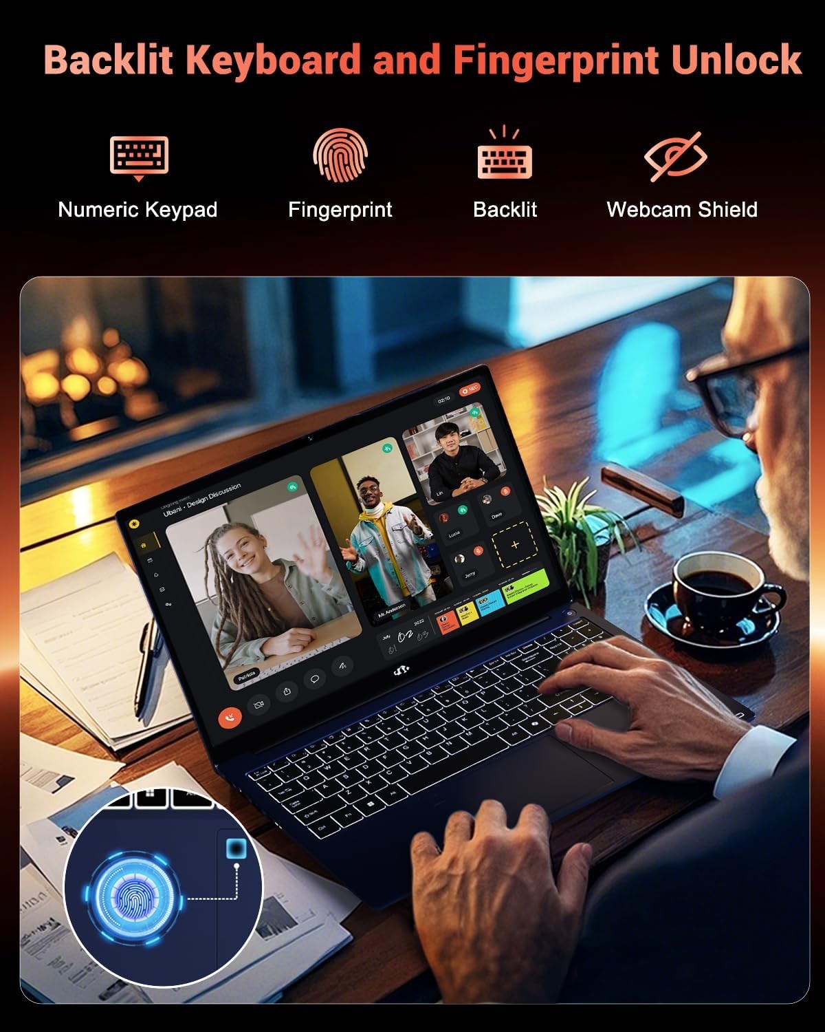 NIMO 15.6″ IPS FHD-Gaming-Laptop, AMD Ryzen 7 8745HS 32GB DDR5 RAM 1TB SSD 780M