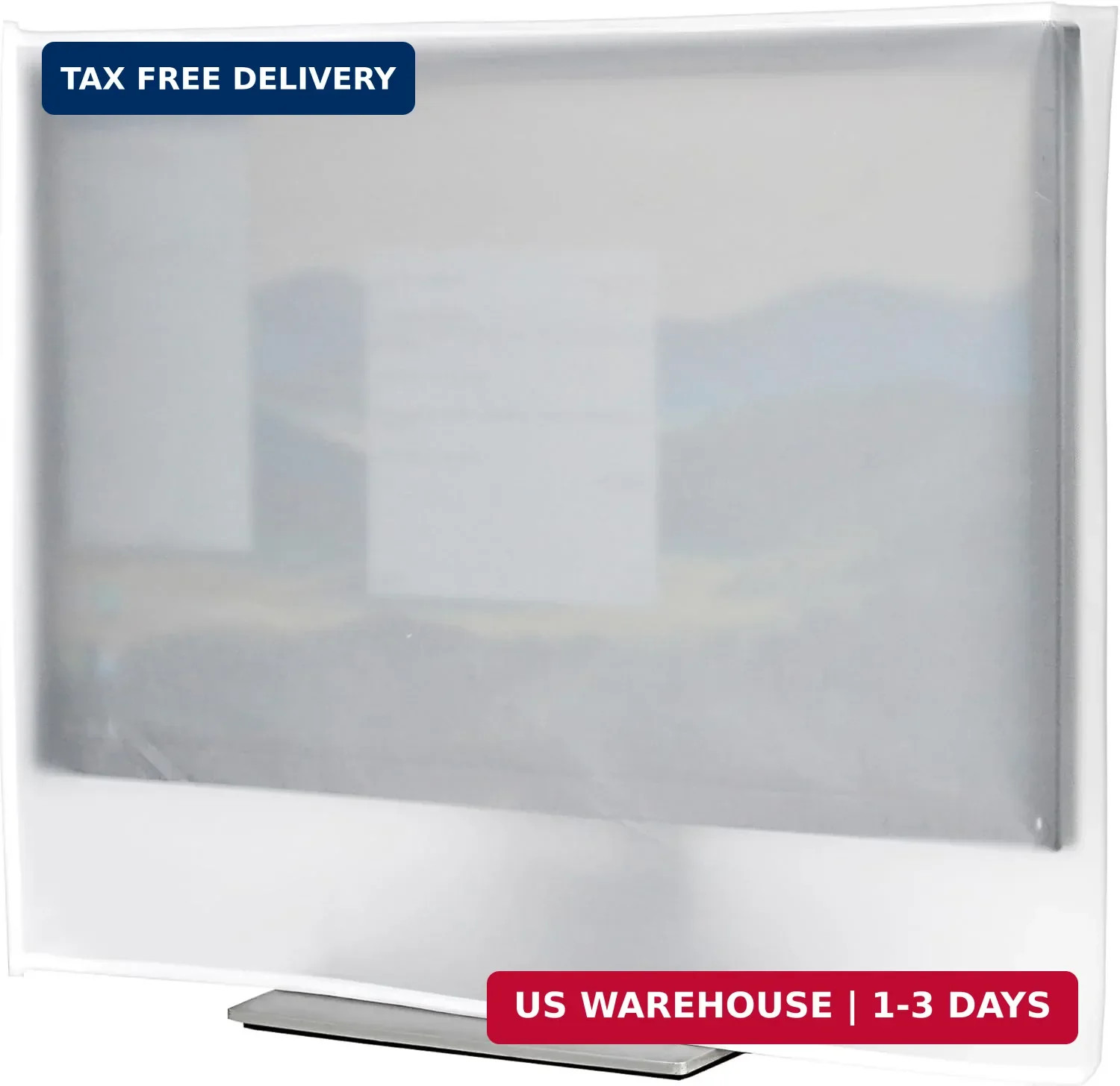 Monitor Dust Cover, LCD/LED HD Antistatic Vinyl Flat-Screen Computer Monitor Wat
