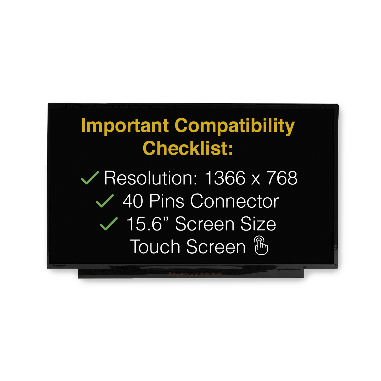 HP 15-EF1041NR 40 Pins Touch Screen Replacement LCD LED Display With Tools