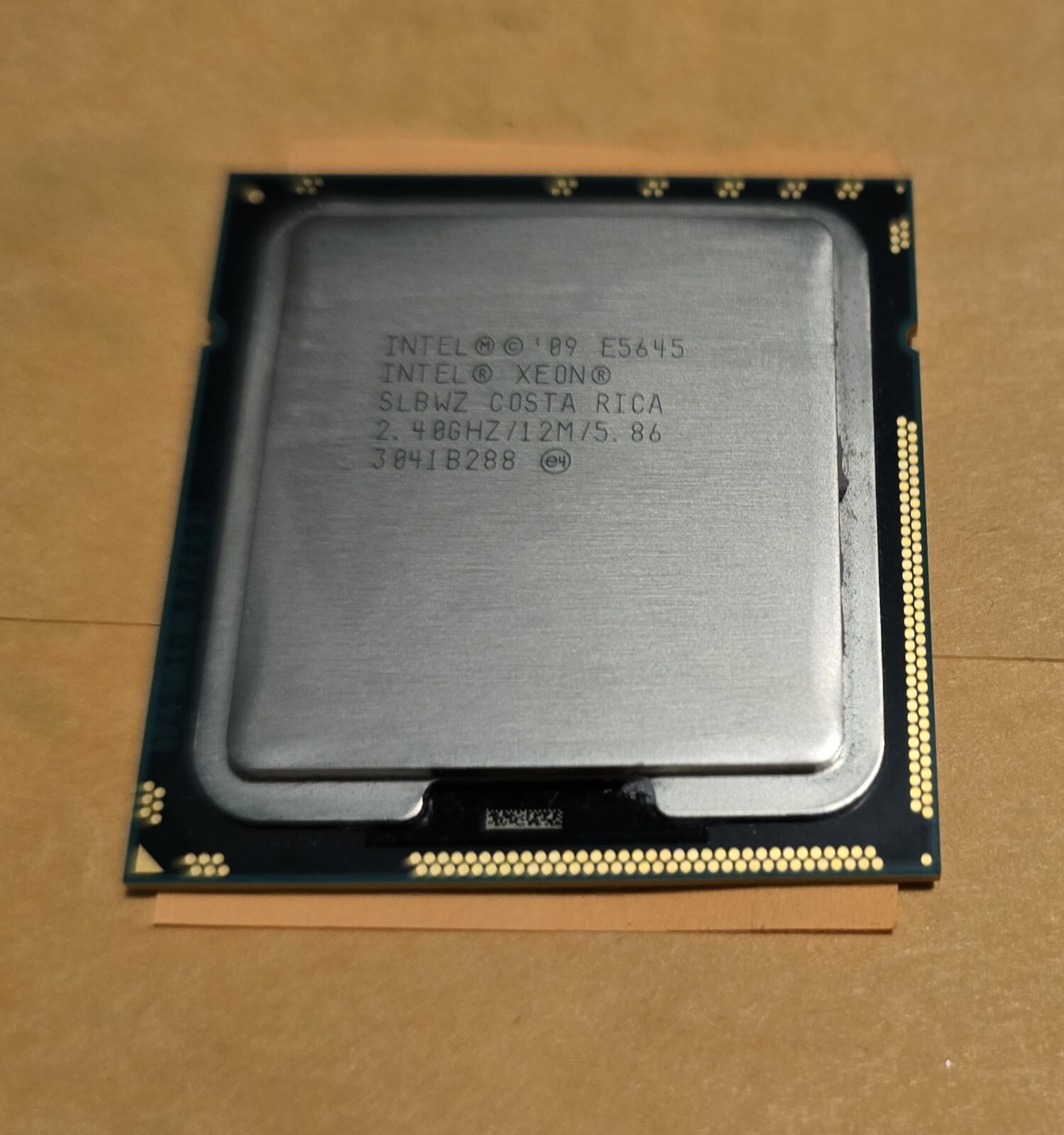 Intel Xeon E5645 SLBWZ 2.40 GHz Six Core LGA-1366 12 MB Server CPU Processor 80W