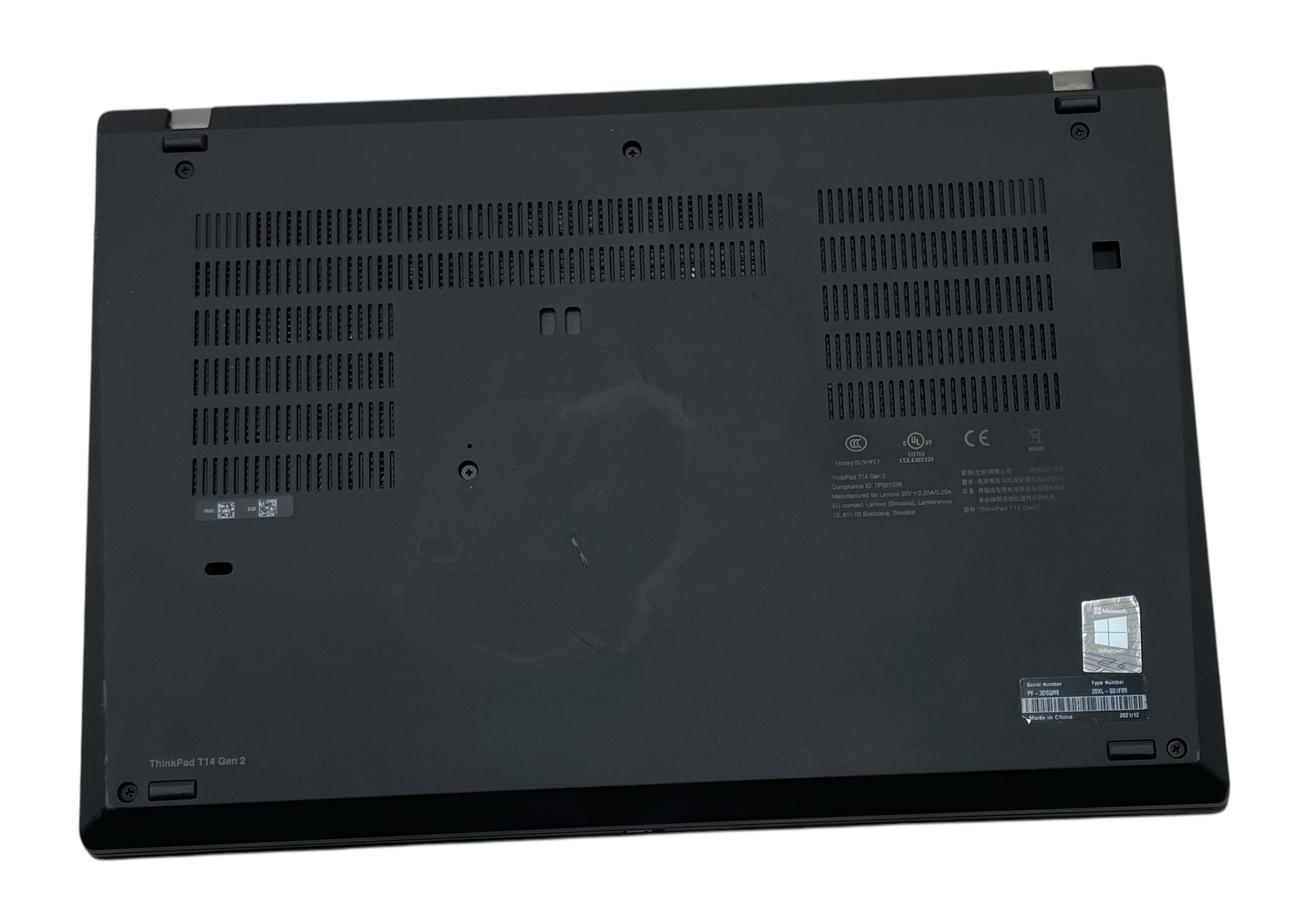 LENOVO THINKPAD T14 GEN 2a 14″ AMD Ryzen 5 2.3GHz 16GB RAM 256GB SSD–GRADE D