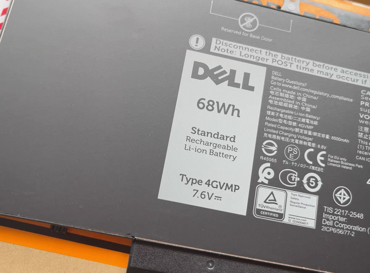 Genuine 4GVMP Battery For Dell Precision 3540 3550 Latitude 5400 5500 9JRYT 68Wh