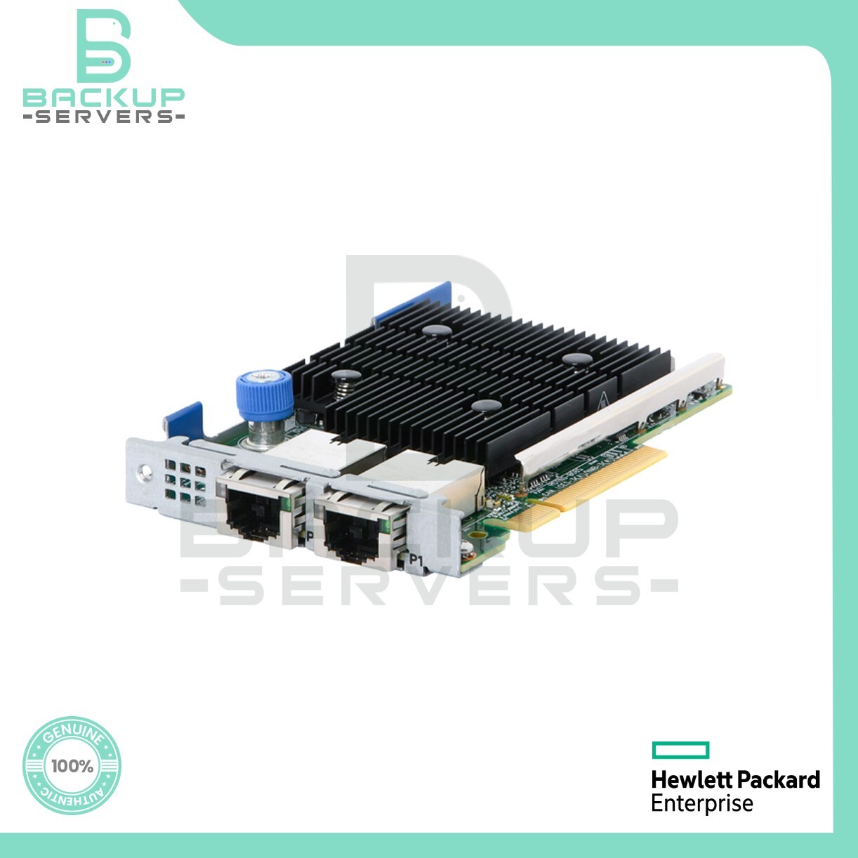 817721-B21 HP 535FLR-T 2-Port 10Gbps PCI-e 3.0 RJ-45 Network Adapter 854177-001