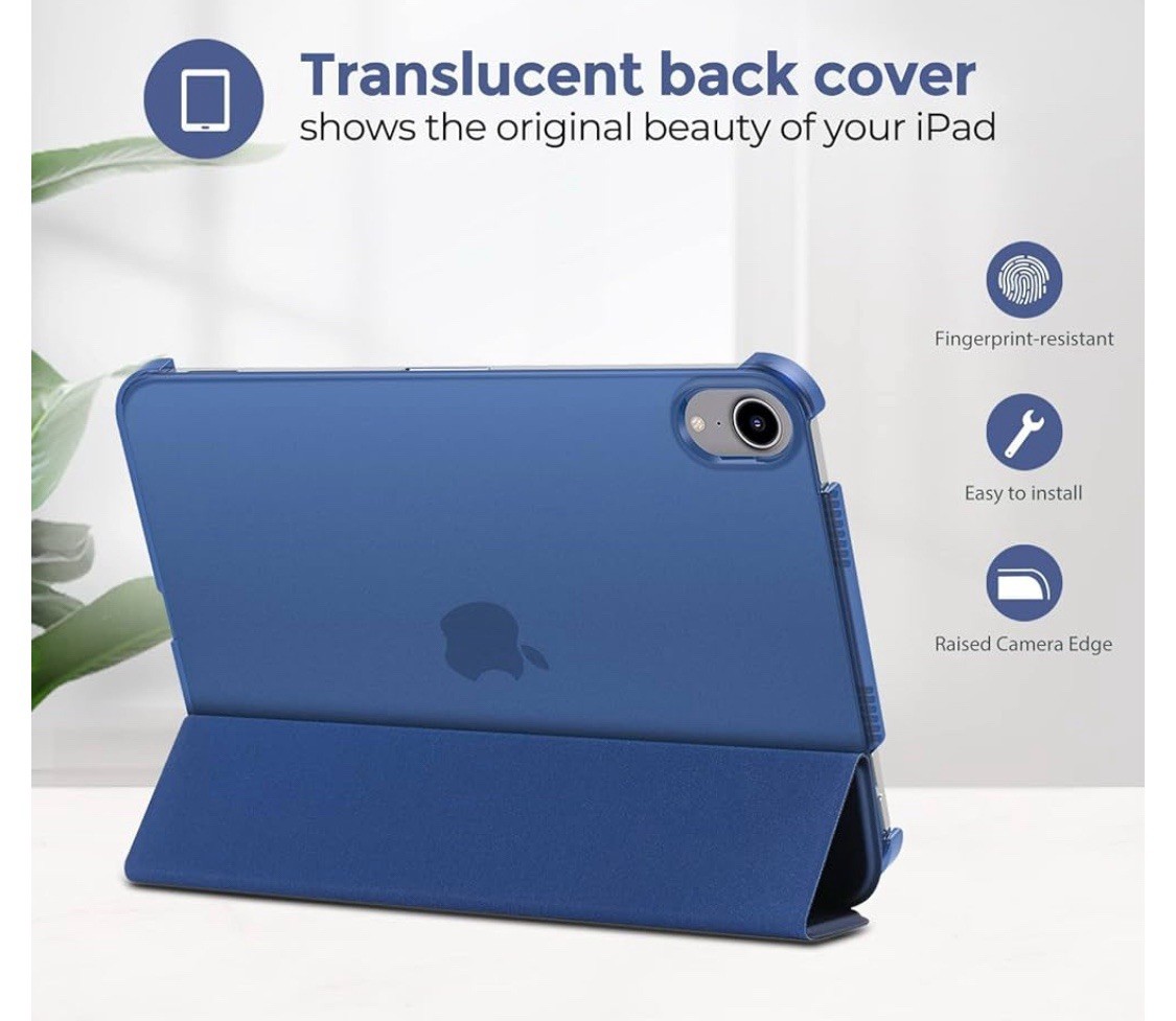 Smart Case for iPad Mini 7 A17 Pro 2024/iPad Mini 6 2021 8.3 inch iPad Mini 7th
