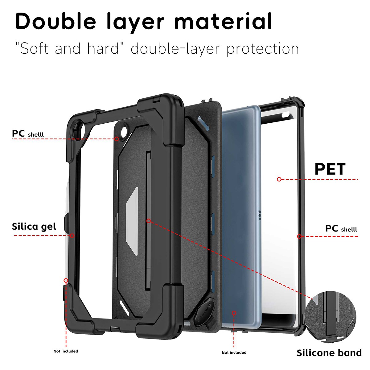 For Apple iPad 9th 8th 7th Gen 10.2 Case Heavy Duty Shockproof Rugged Hard Cover