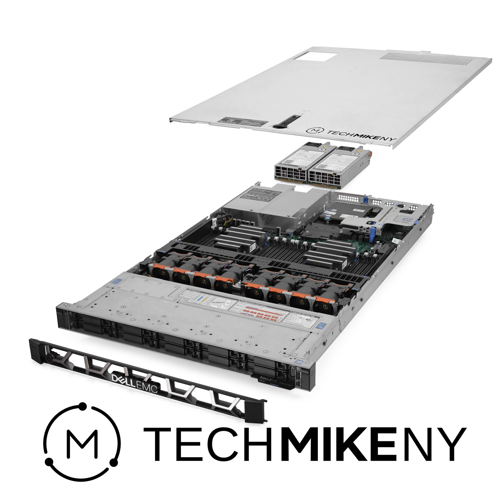 Dell PowerEdge R640 Server 10-Bay 6-NVMe 2.10Ghz 16-Core 96GB RAM + 7.8TB SSDs