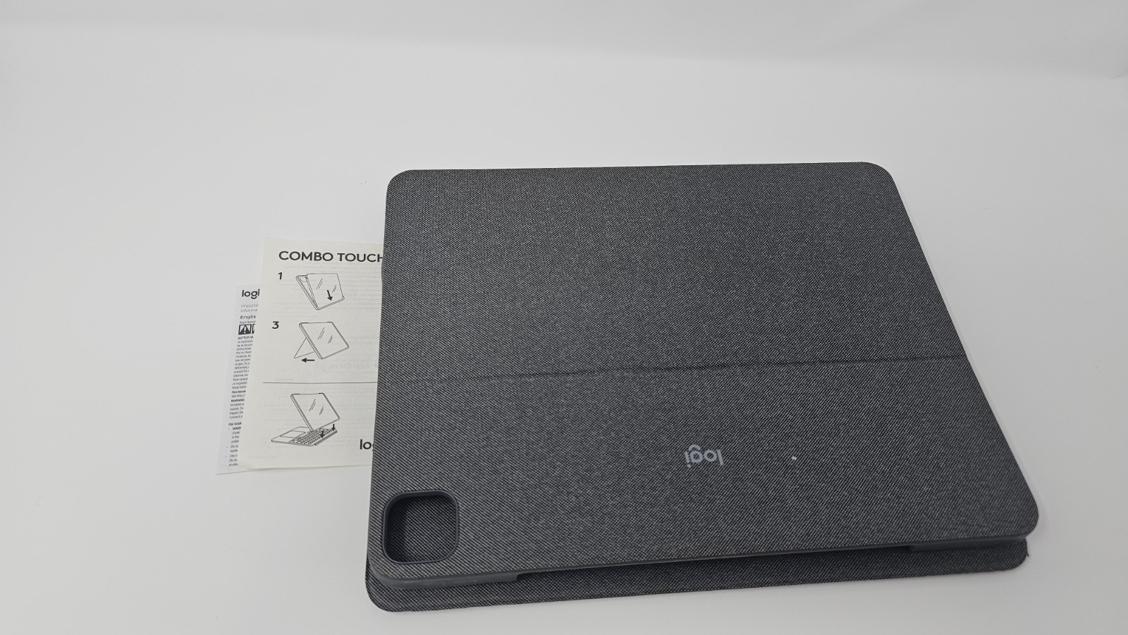 Logitech Combo Touch Keyboard Case for 12.9″ Apple iPad Pro 5th/6th Gen *BROKEN*