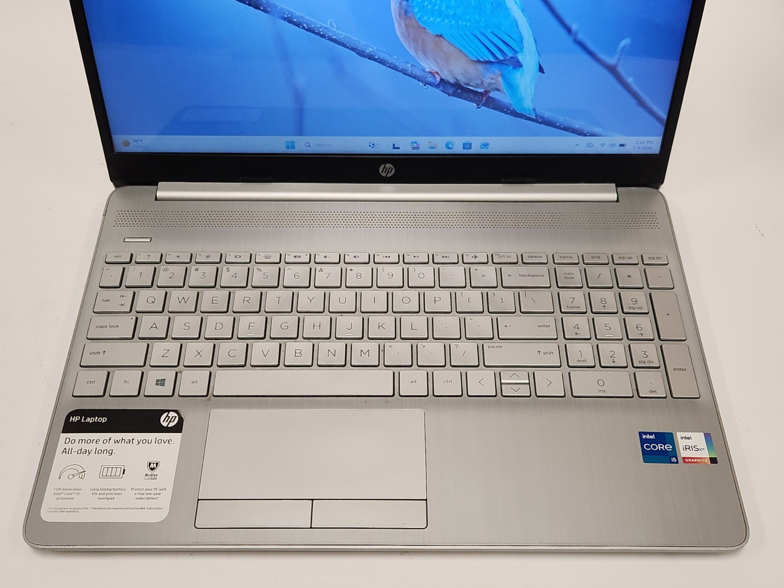 HP Laptop 15-dw3015cl Intel Core i5-1135G7 2.40Ghz 8GB RAM 256GB SSD W11P