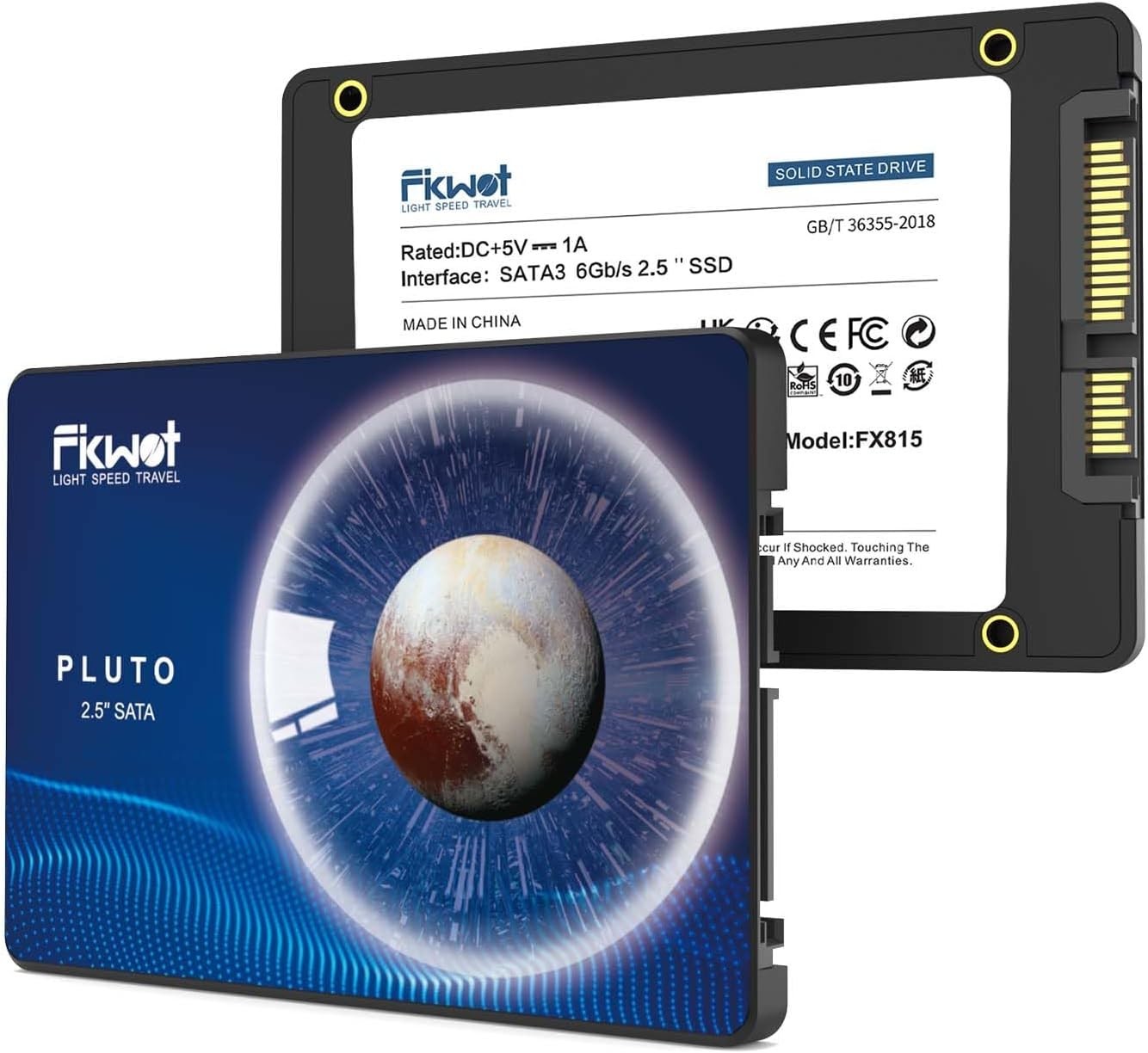FX815 512GB SSD, 2.5″ SATA SSD, Internal Solid State Drive, Up to 560MB/s, 3D…
