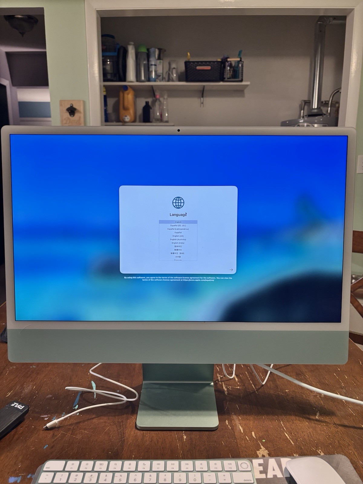 Apple iMac 24in (2023) Green All-in-One Desktop w/ Keyboard, Mouse, Power Cord