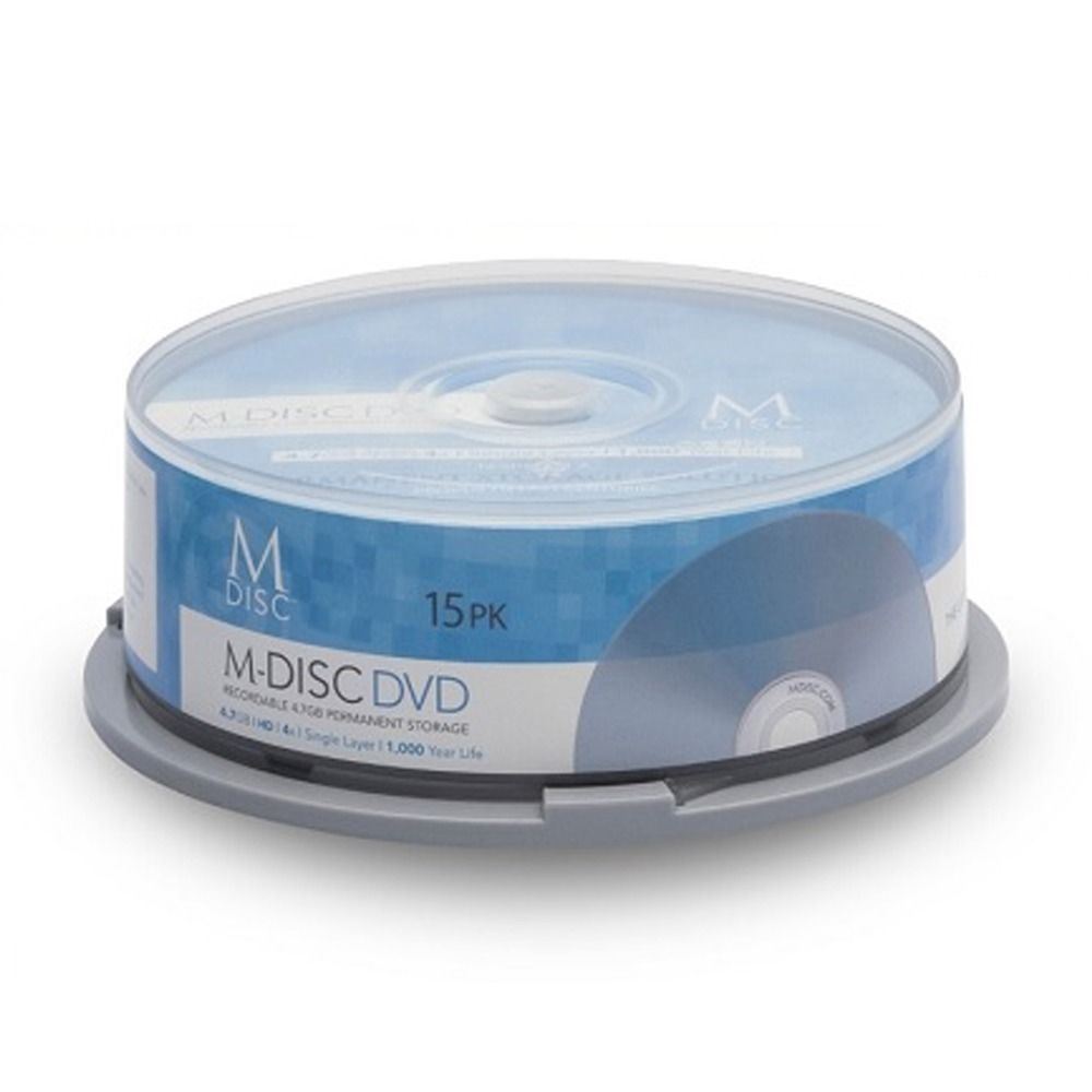 30 Pack Millenniata M-Disc DVD 4.7GB 4X HD 1000 Year Permanent Recordable Disc