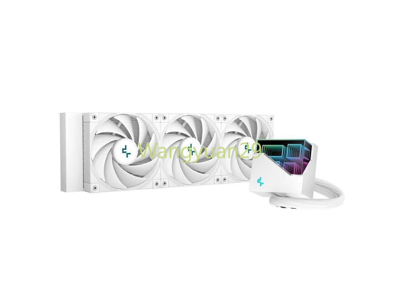 DeepCool LT720 WH Premium Liquid CPU Cooler, 360mm, High-Performance FK120 FDB F
