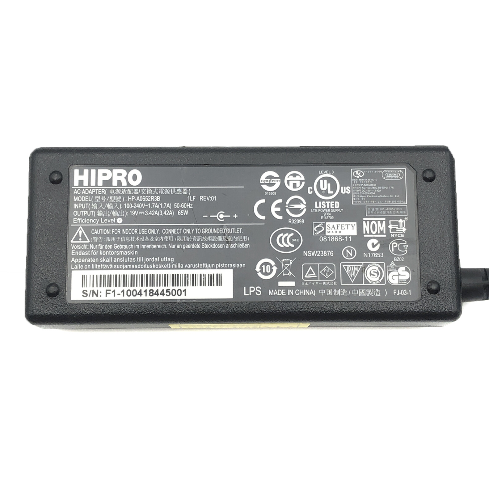 Genuine AC Adapter For Acer Aspire 5741 5741G 5741Z 5742 Charger 65W OEM