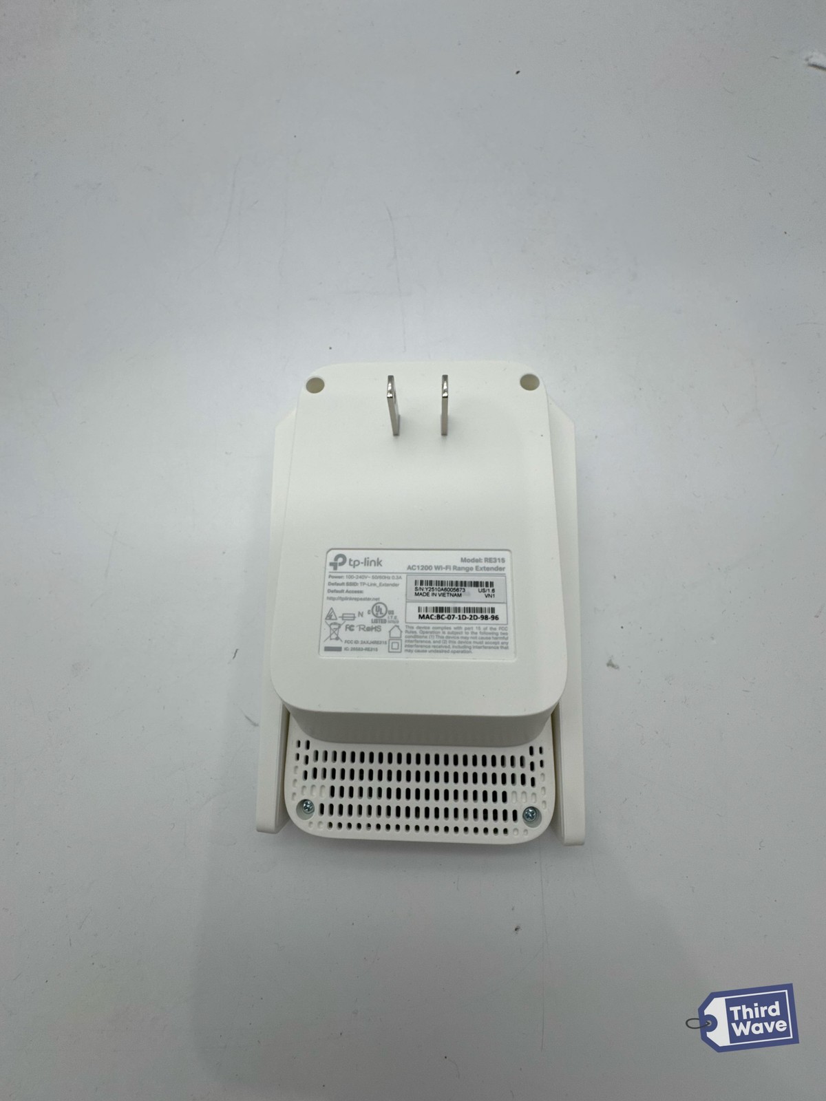 (BROKEN) Lot of 5 – TP-Link RE315 AC1200 WiFi Extender 1.2Gbps Dual Band White