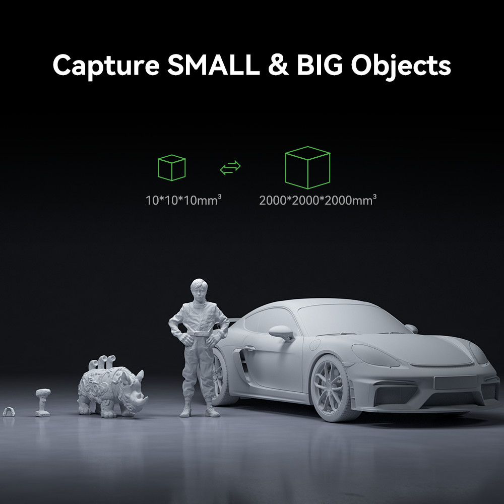 Creality 3D Scanner Otter Handheld 0.02mm 20FPS Full-Color Scan with Scan Bridge