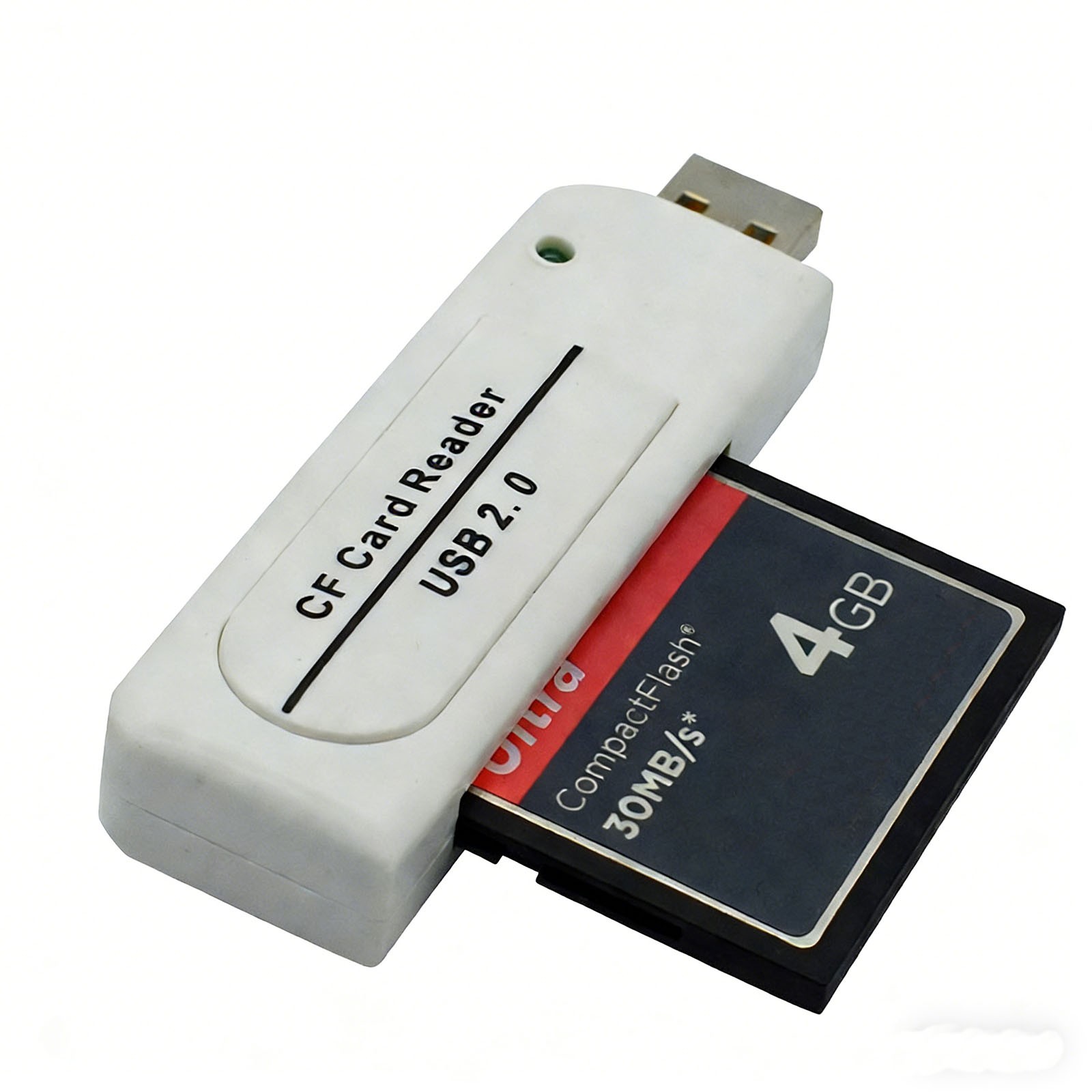 New CF CompactFlash Card Reader High Speed CF Card Writer Adapter USB 2.0