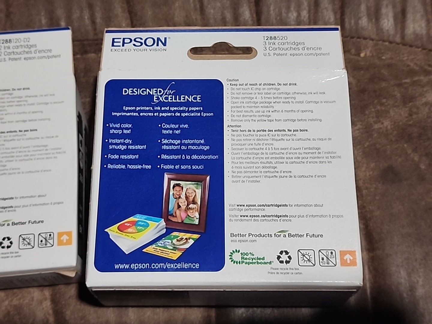 Epson 288 2 Pack Ink Cartridges – Black T288120-D2 & Color T288520