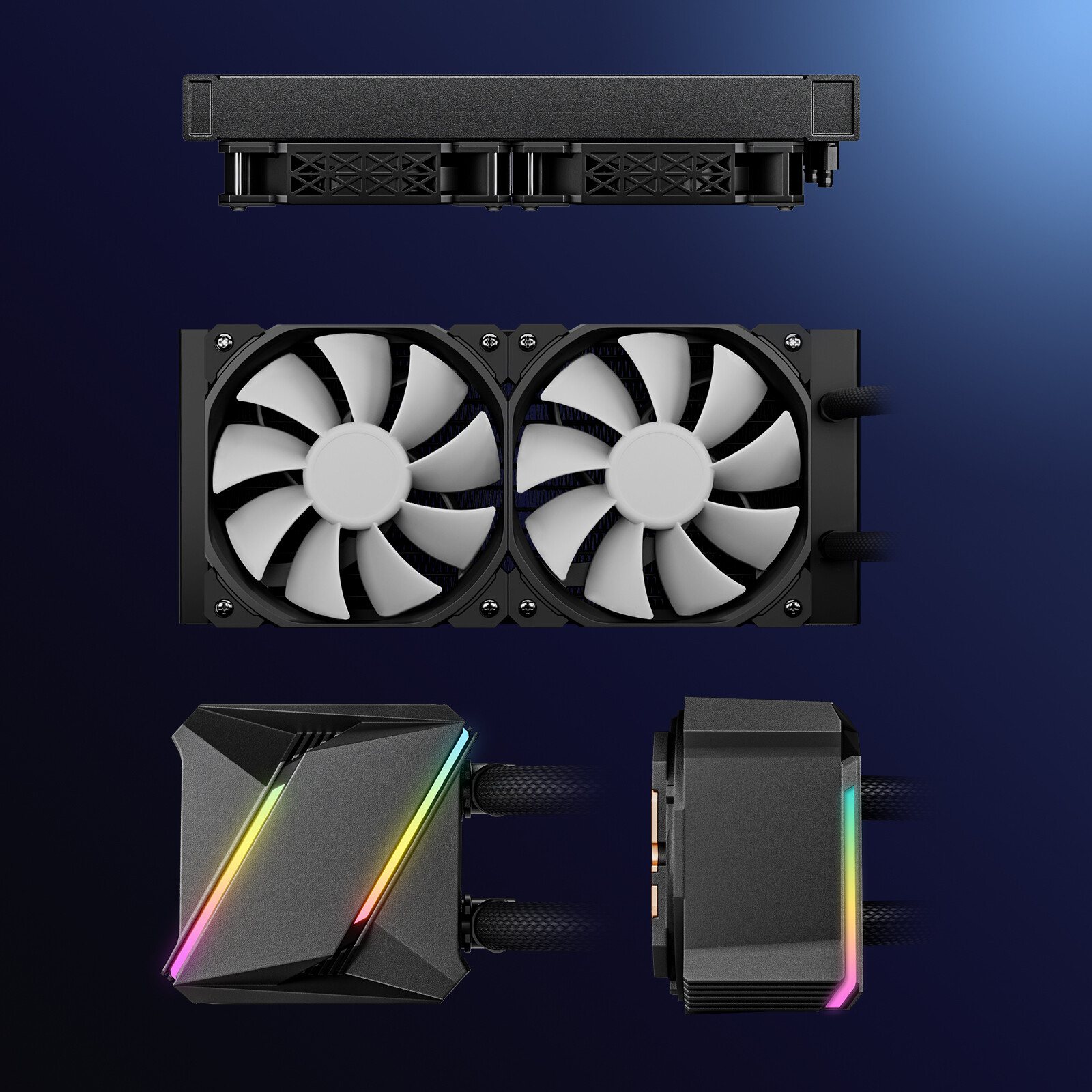 DARKROCK D240 CPU Liquid Cooler 240mm Radiator fo and AMD AM5 Intel LGA 1700