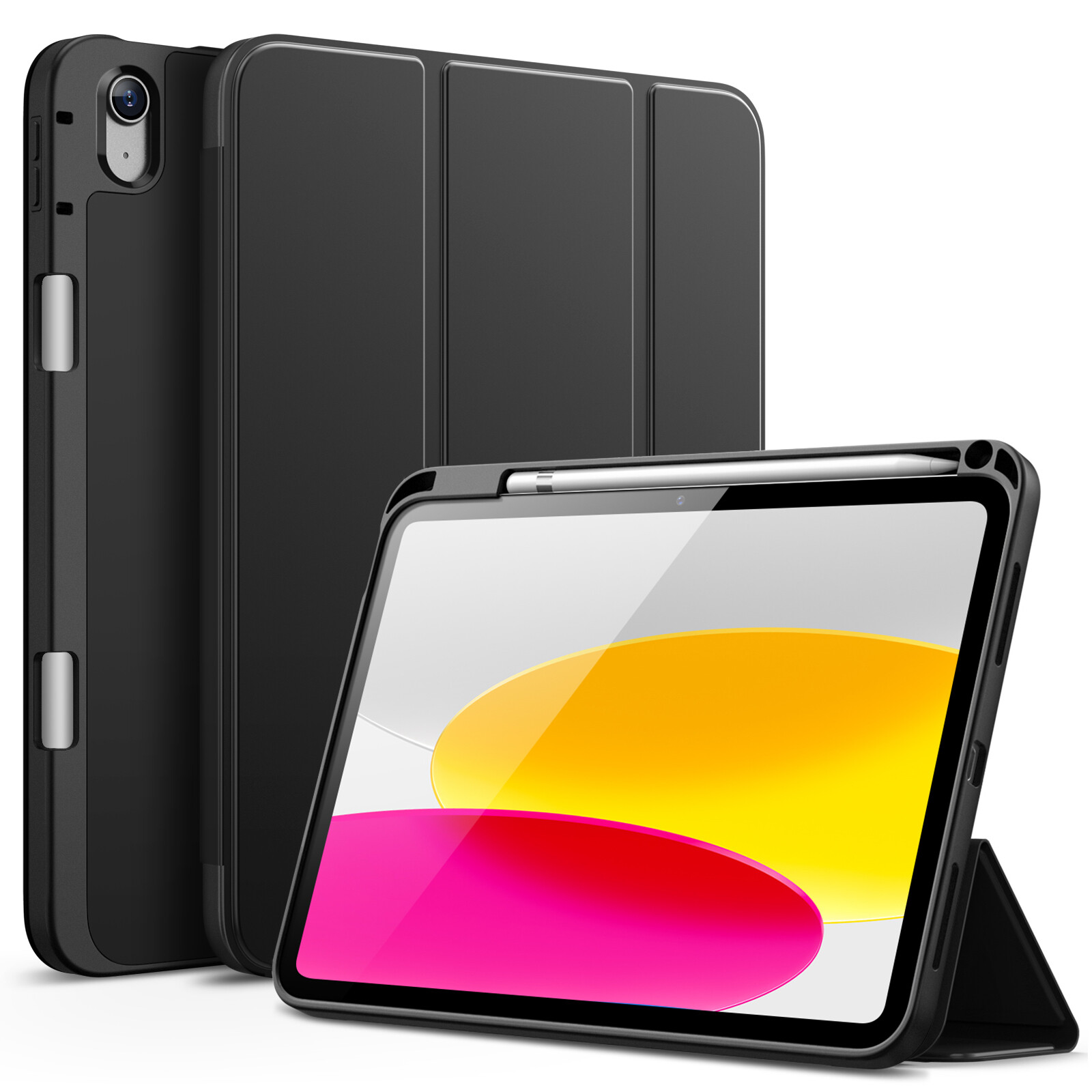 JETech Case for iPad 10 (10.9-Inch, 2022) with Pencil Holder, Auto Wake/Sleep