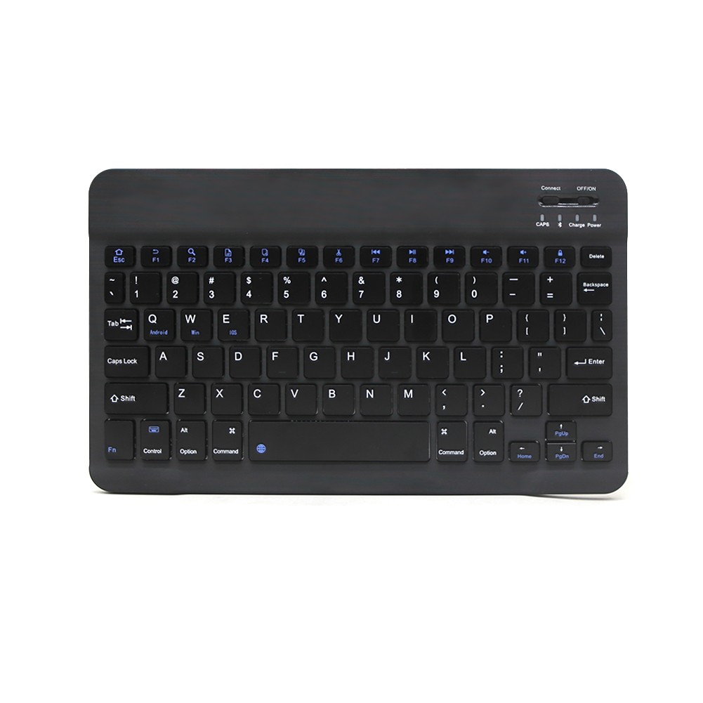 BLACK 10″ Wireless Slim Bluetooth Keyboard Universal For iPad PC Laptop Tablet