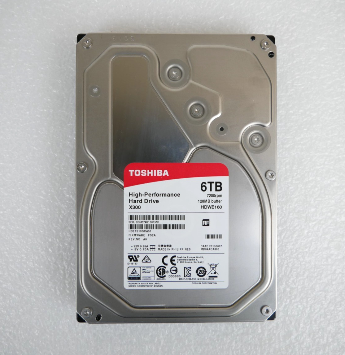 Toshiba HDETS10GCA51 6TB 7.2K 6Gbps SATA 3.5″ High Performance Hard Drive