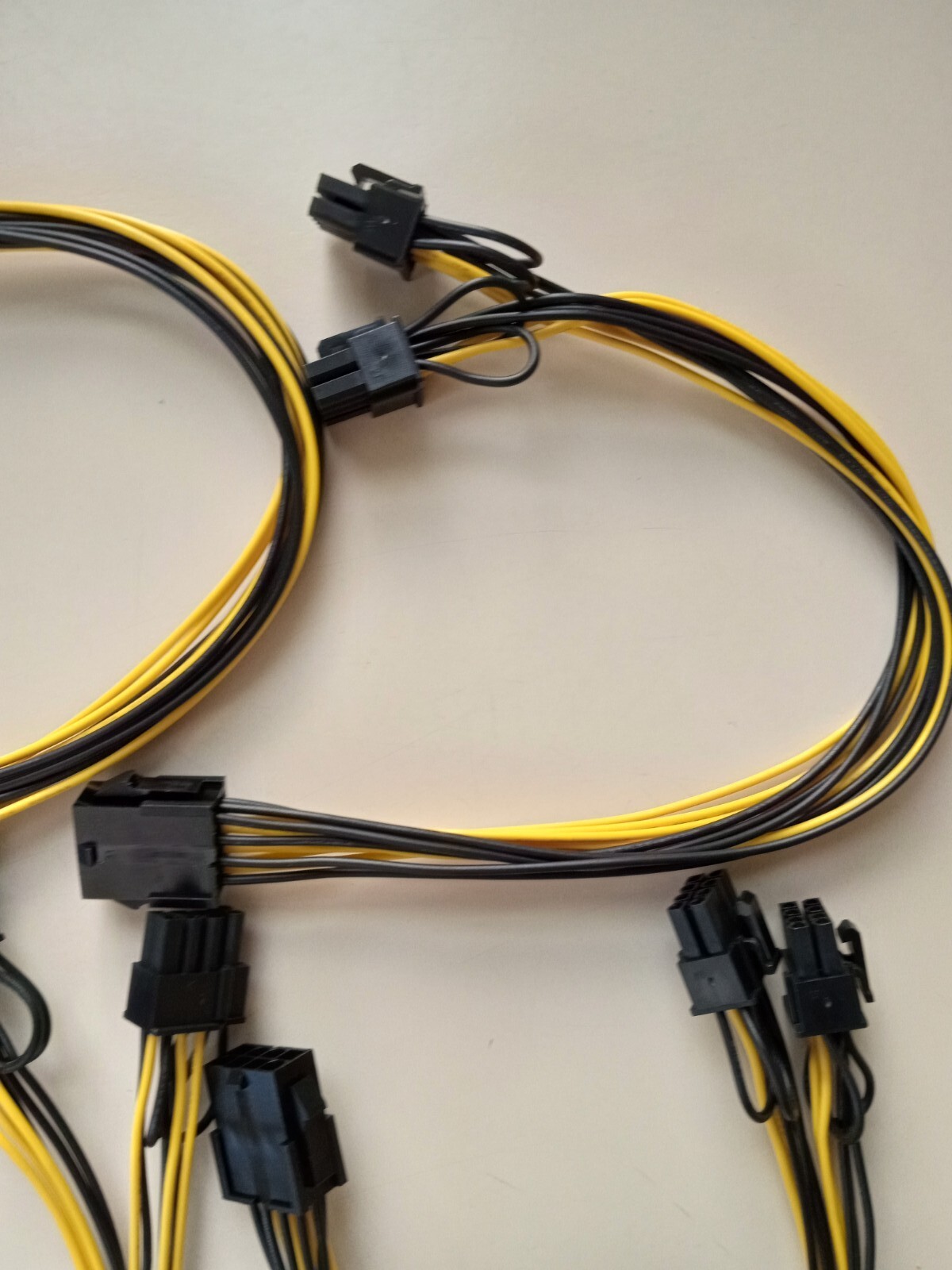 12pcs 20cm Quality Breakout Cable 6Pin to 8Pin (6+2Pin) PCI-E Cable 18AWG NEW